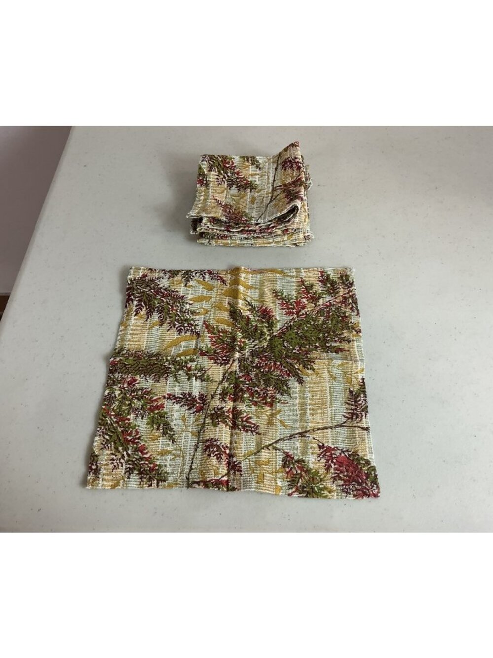 April Cornell Floral Table Napkins Lot of 6